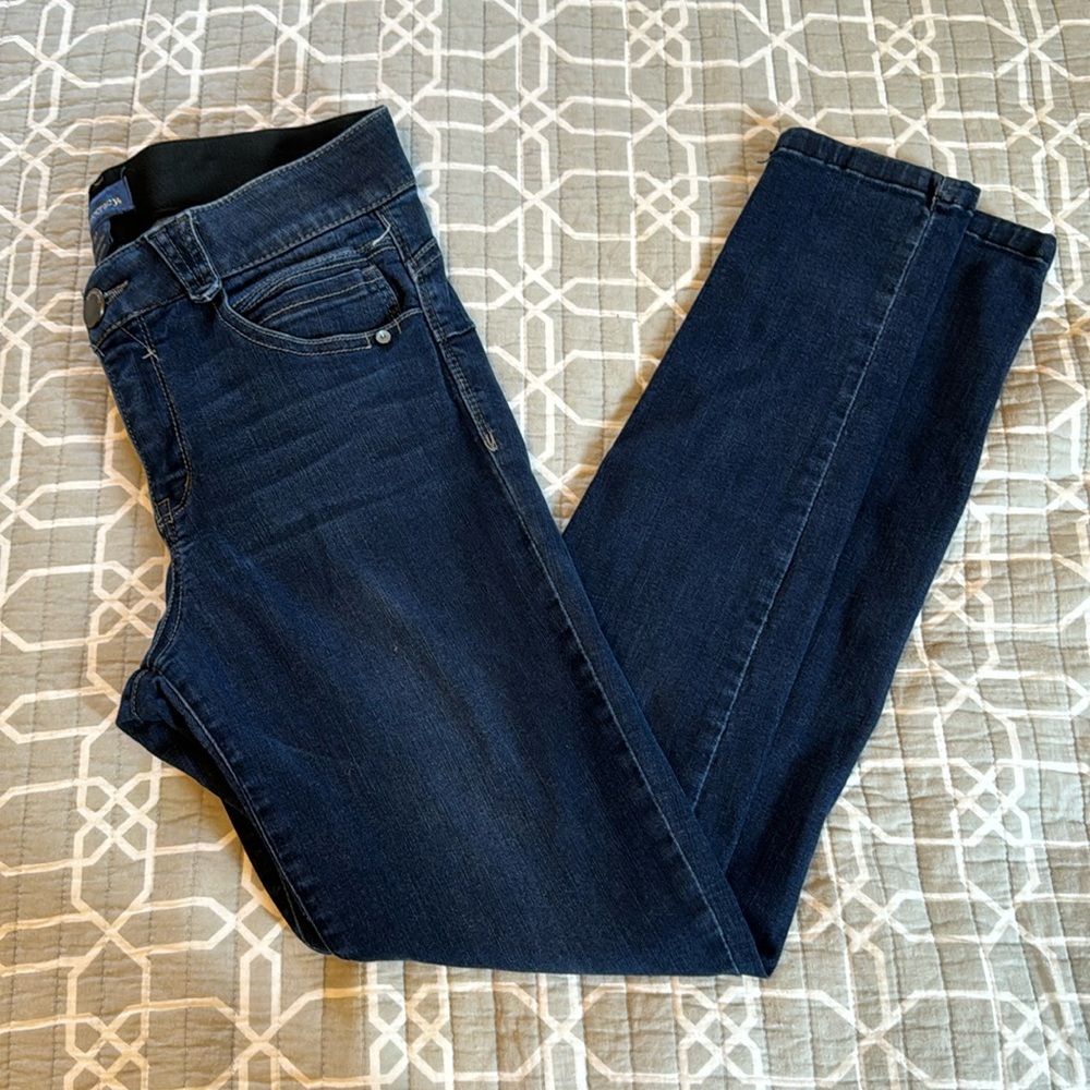 Democracy “Ab”solution skinny dark wash jeans size 10